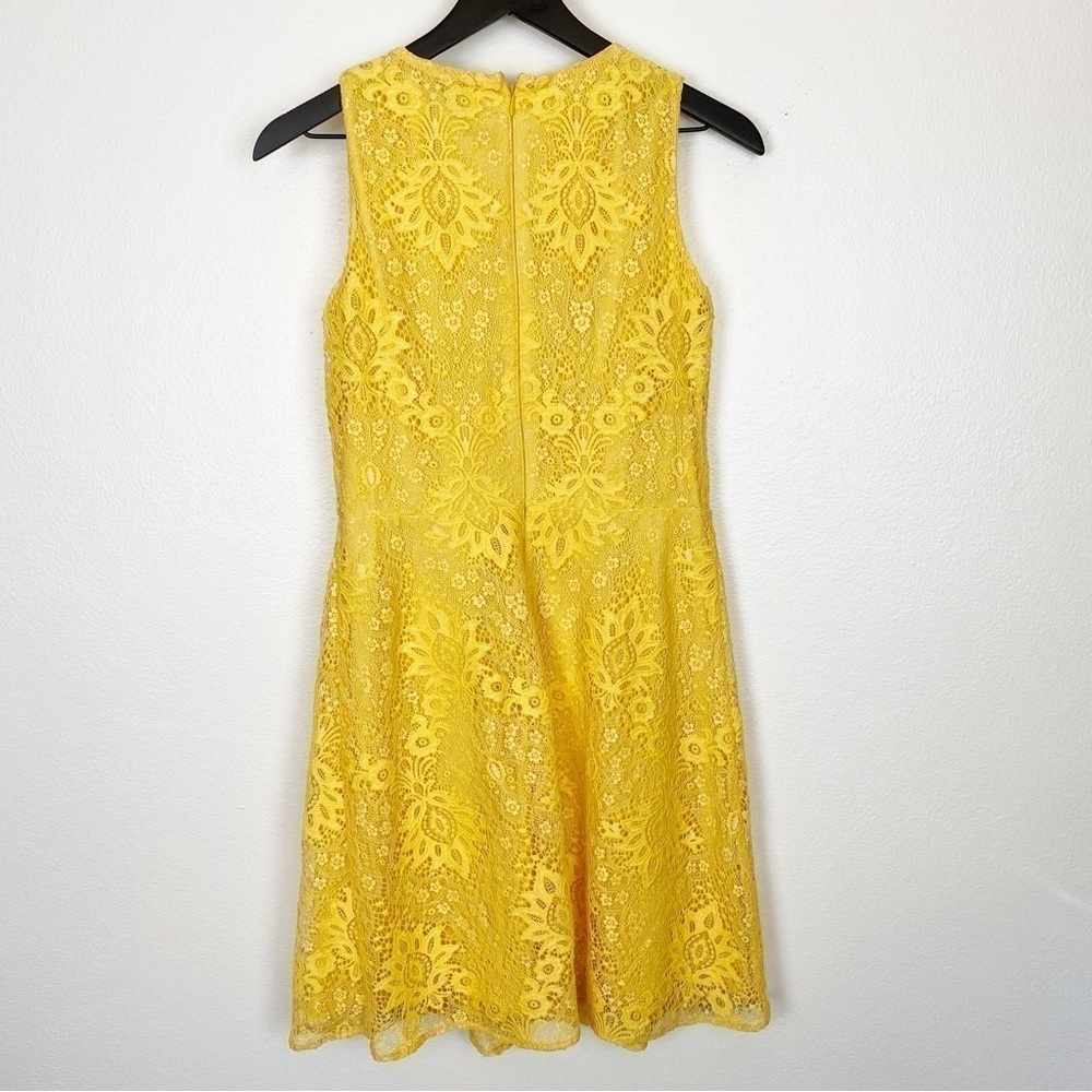 ONE33 Social Lace Yellow Marigold Dress - Picture 3 of 4